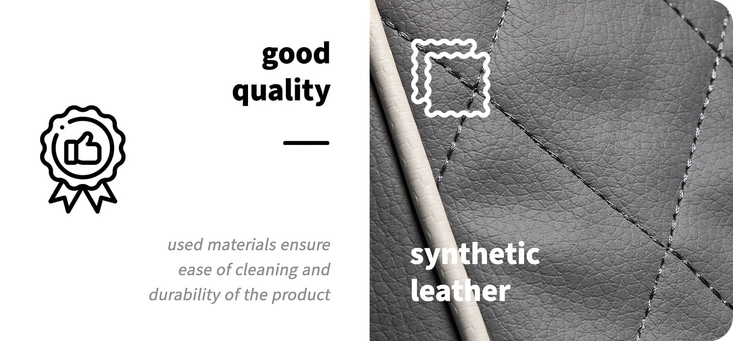Sakura masážne kreslo Comfort plus 806 šedé - detail produktu 10