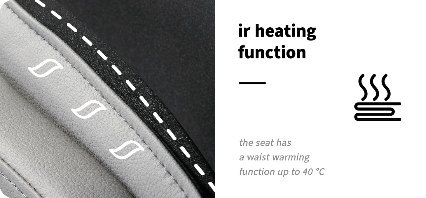 Sakura masážne kreslo Comfort plus 806 šedé - detail produktu 7