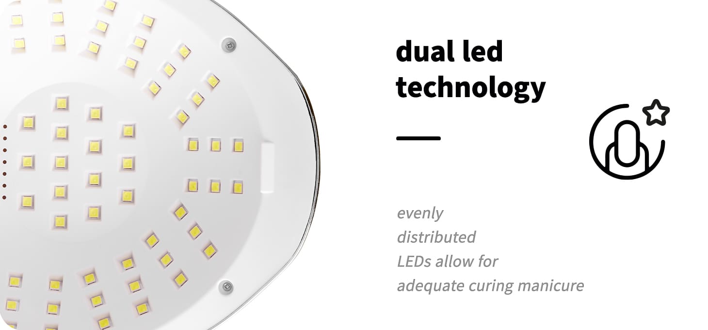 UV LED lampa na nechty Glow F2 SP 220 W - detail produktu 2