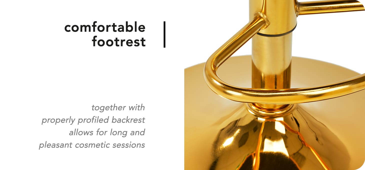 Barová stolička zamatová 4Rico QS- B 313a modrá - detail produktu 4