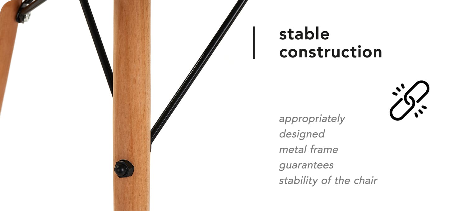 Škandinávske kreslo 4Rico QS 186 zamatové šedé - detail produktu 4