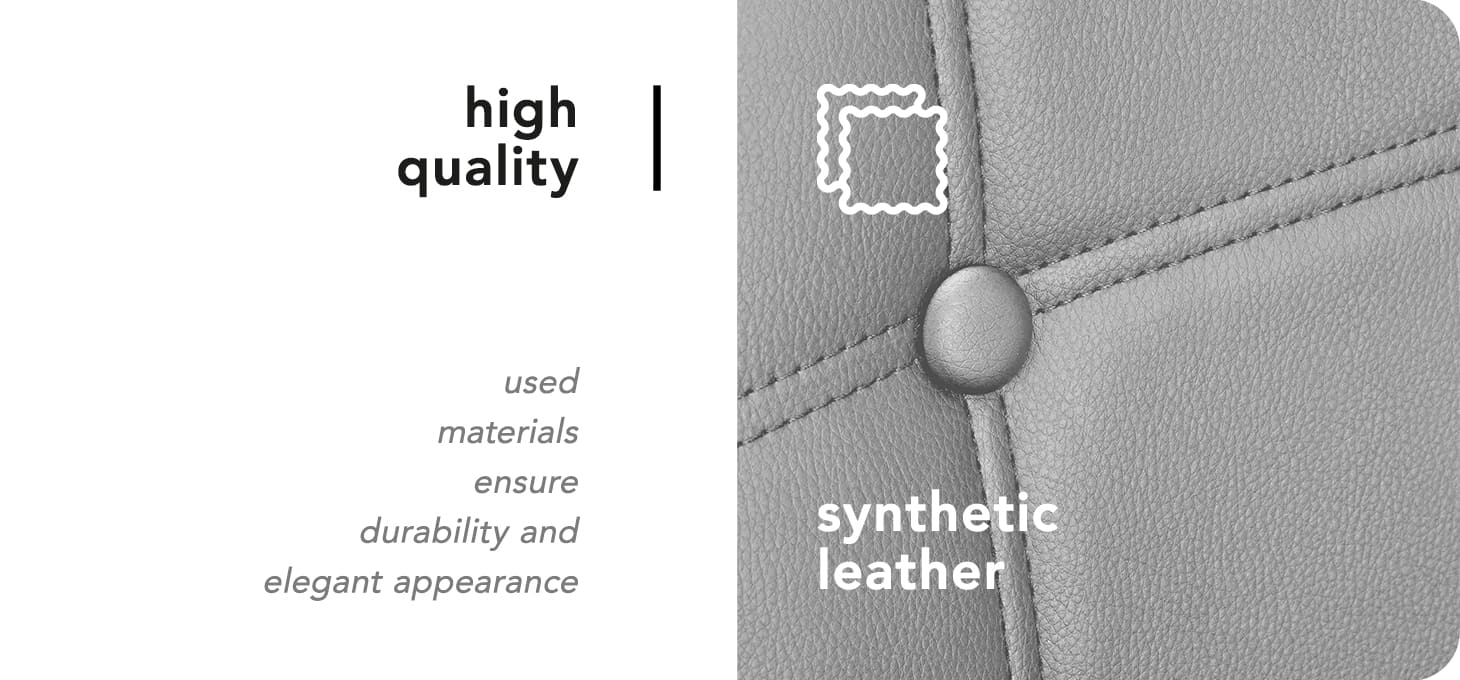 Škandinávske kreslo 4Rico QS 186 zamatové šedé - detail produktu 5