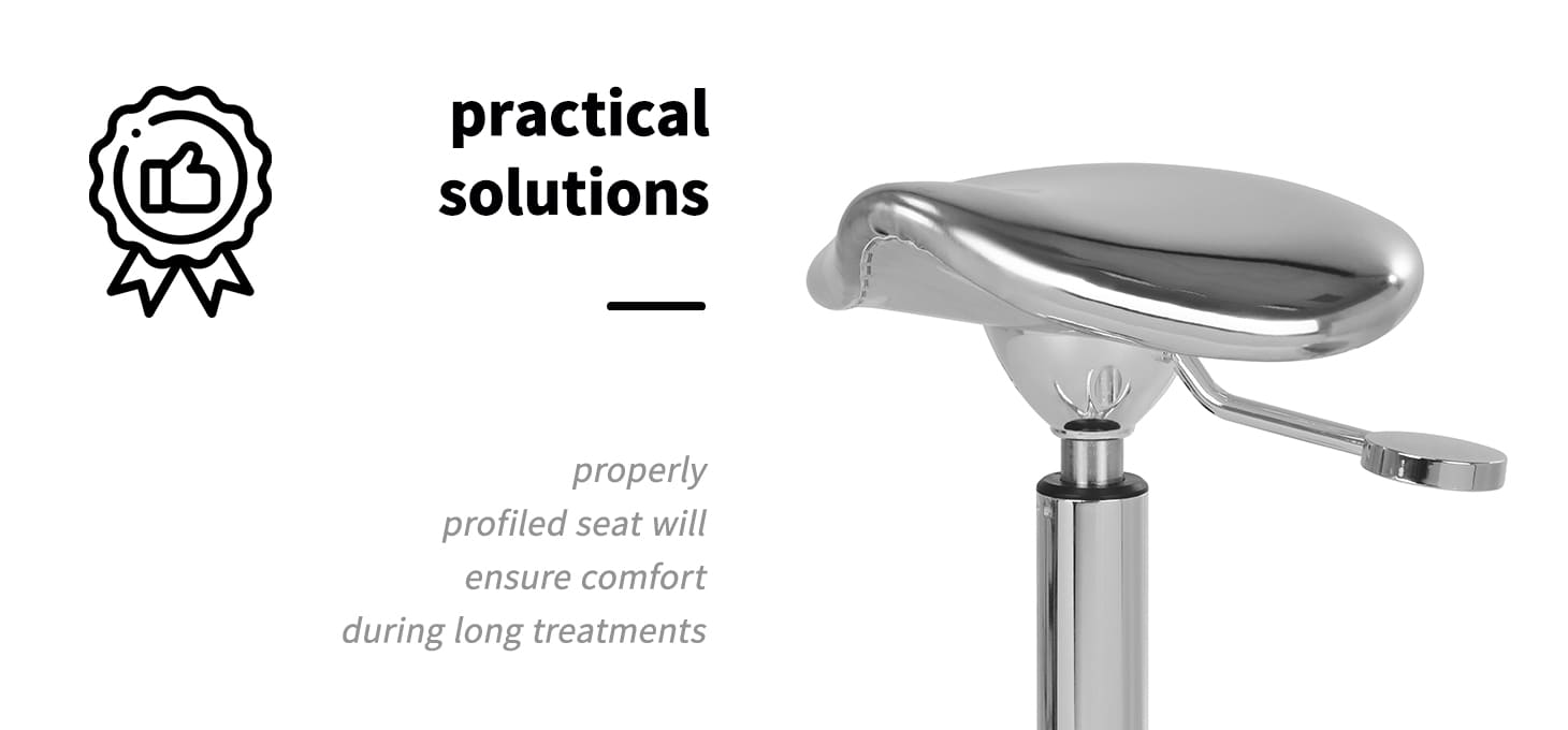 Kadernícka taburetka Gabbiano fine silver - detail produktu 2