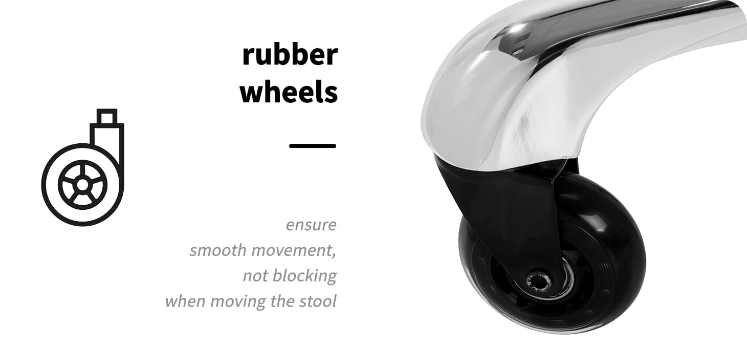 Kadernícka taburetka Gabbiano fine silver - detail produktu 4