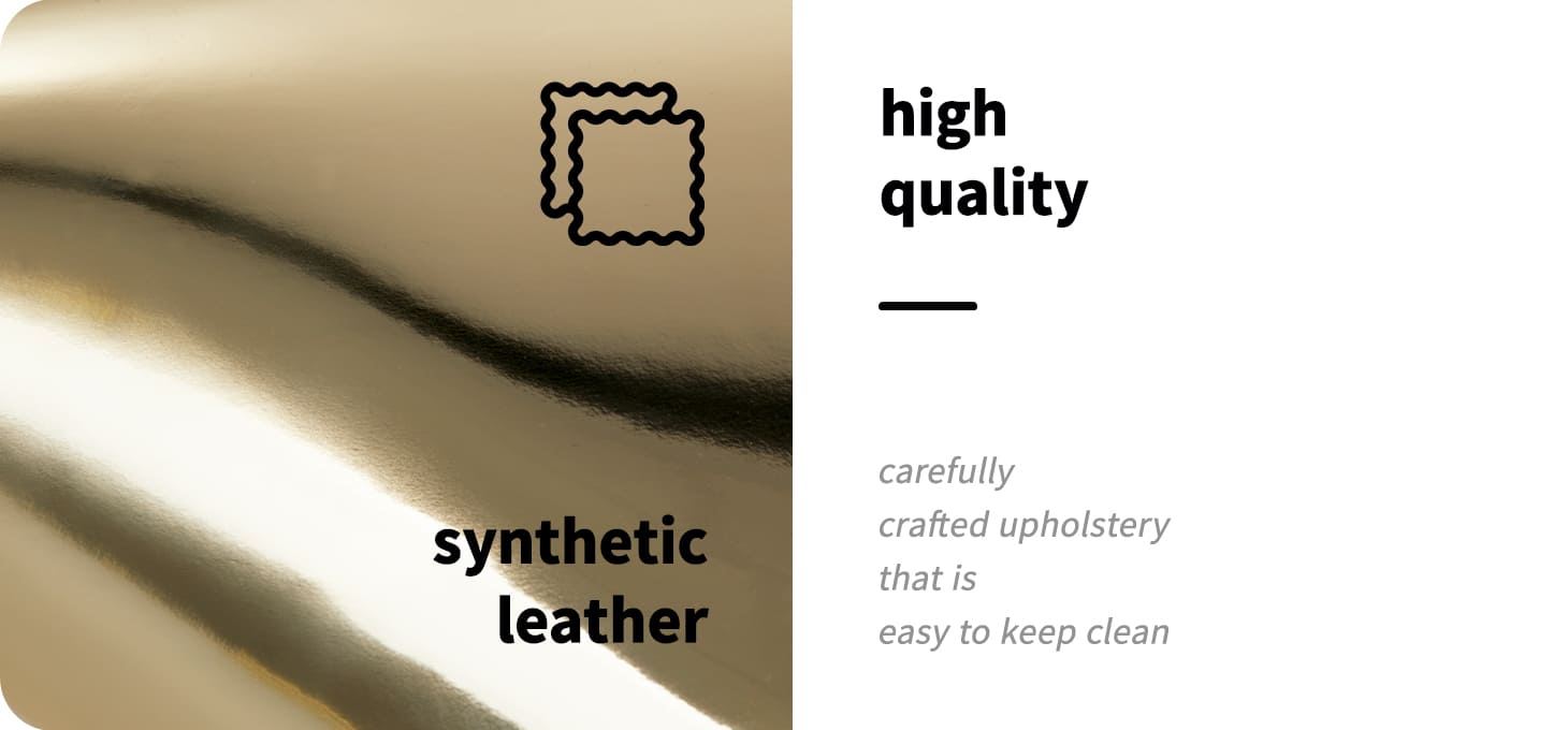 Kadernícka taburetka Gabbiano Fine gold - detail produktu 5