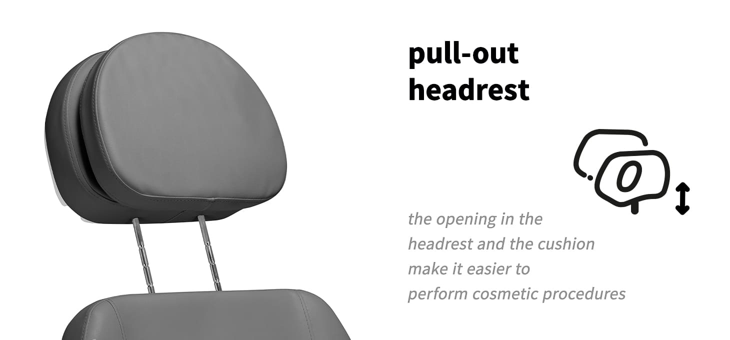 Elektrické pedikérske kreslo Sillon Classic Pedi 2 motorové šedé - detail produktu 5