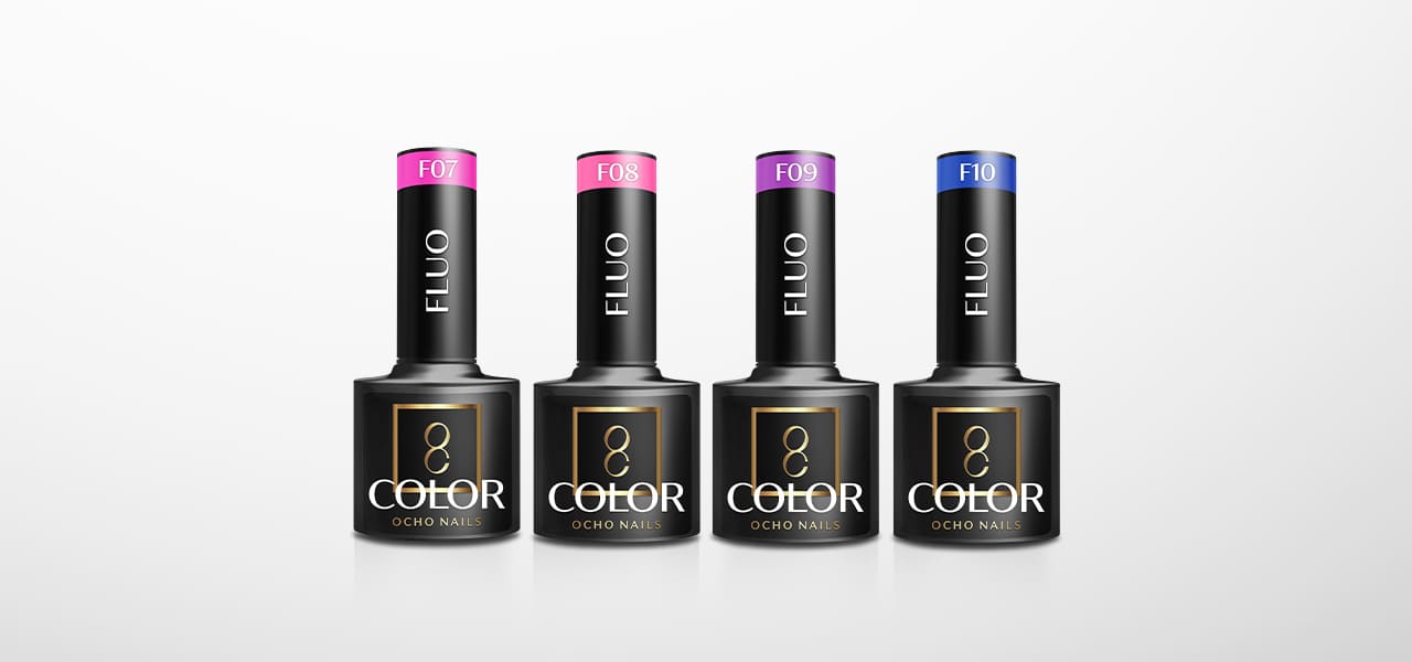 Ocho Nails Hybridný gél lak na nechty Fluo F 08, 5 g - detail produktu 5