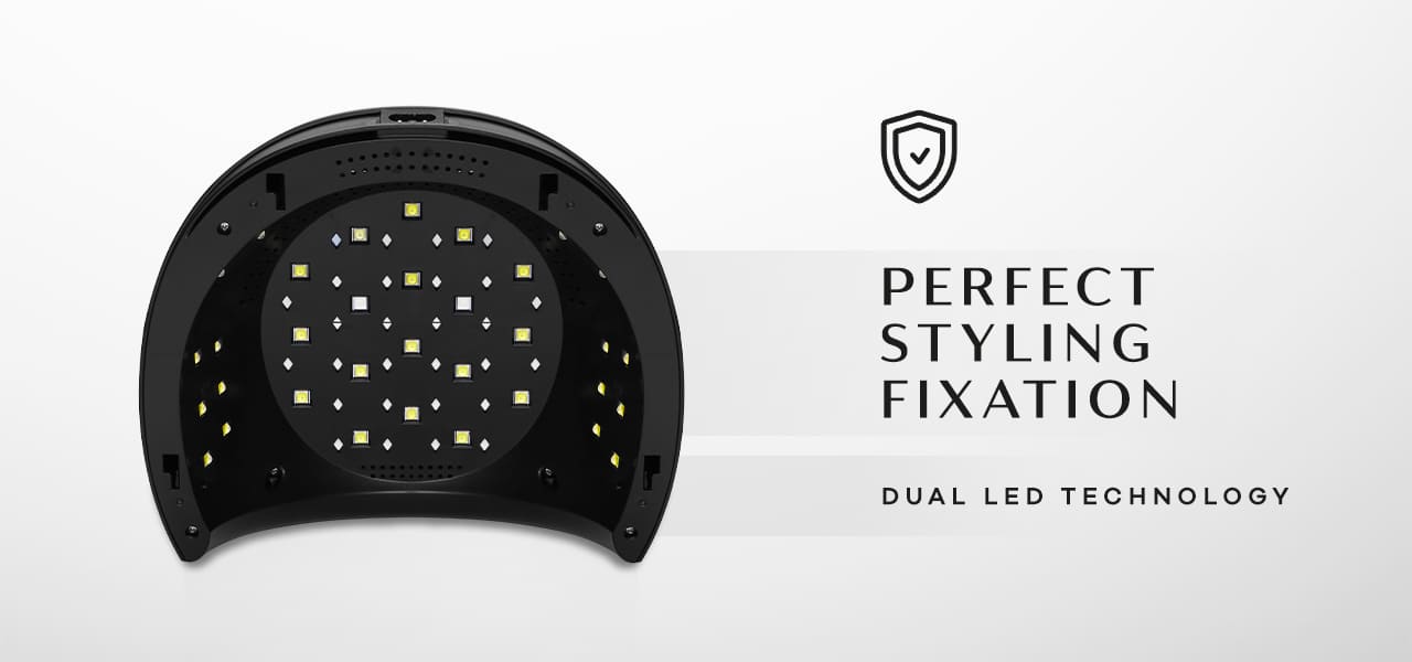 UV LED Lampa na nechty Ocho Nails 8 U1, čierna 84W - detail produktu 2