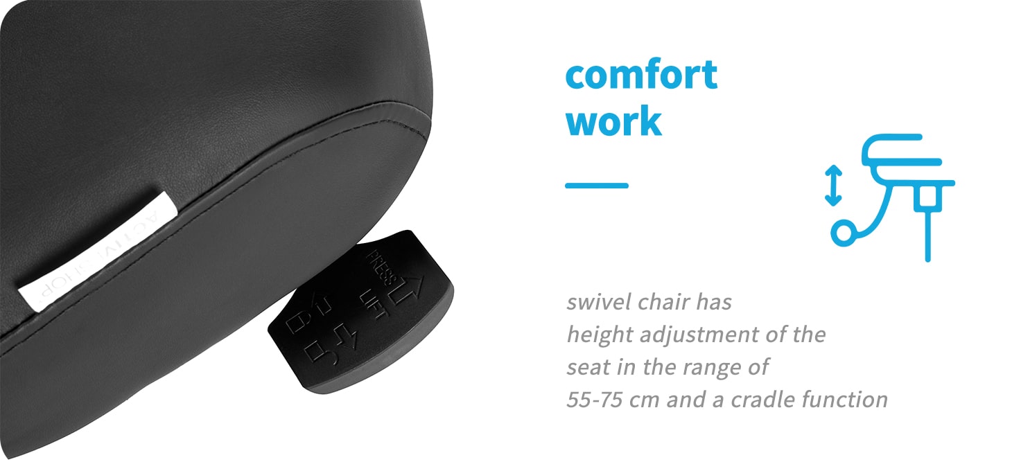 Kozmetická stolička Azzurro Špecial 152 čierne - detail produktu 3