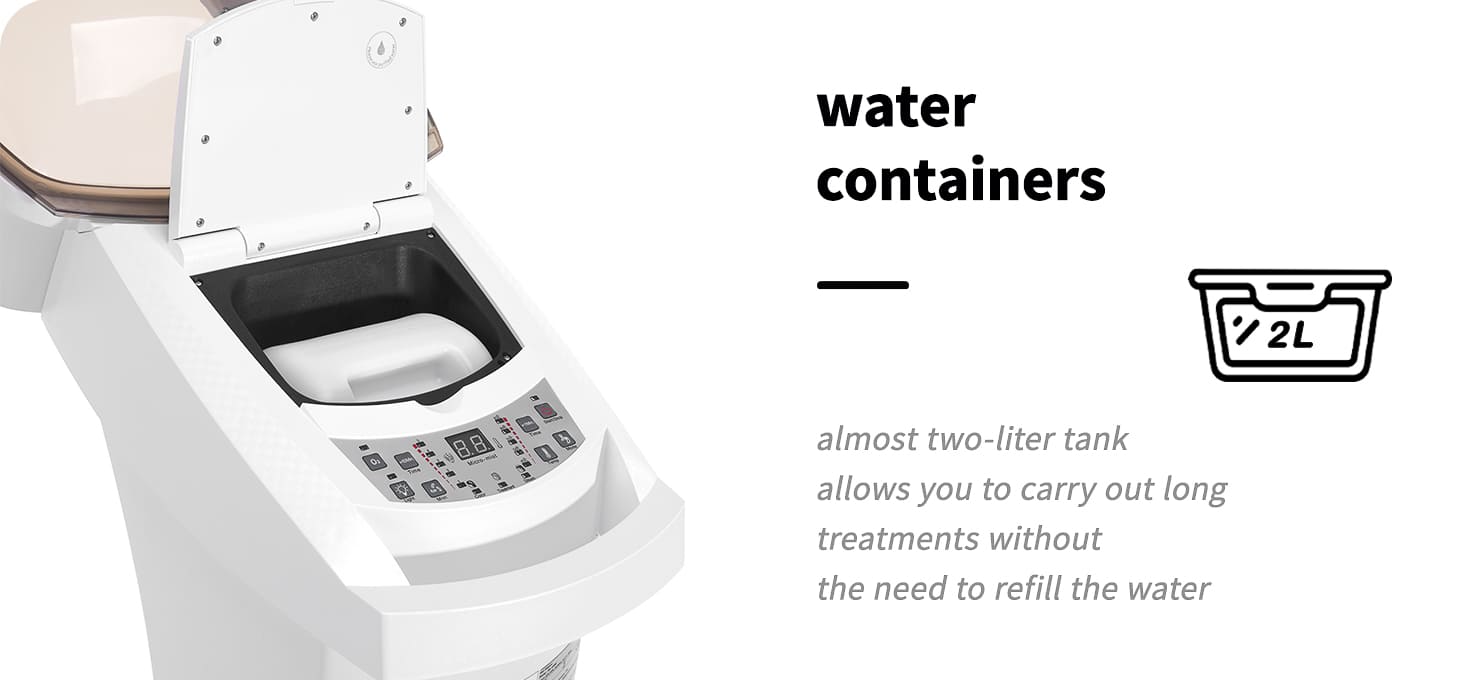 Kadernícka parná sauna na vlasy Gabbiano 408D biela s aktívnym ozónom - detail produktu 4