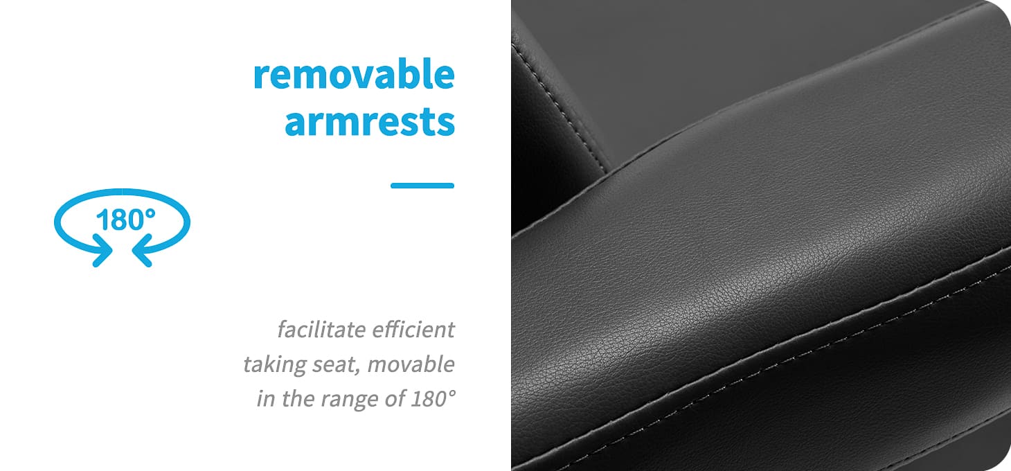 Elektrické kozmetické kreslo Azzurro 803D 3 motorové šedé - detail produktu 6