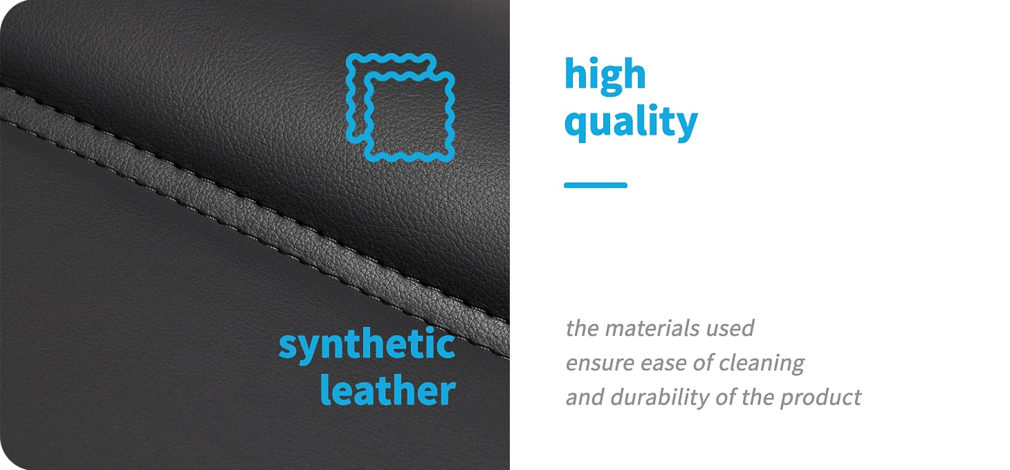 Elektrické kozmetické kreslo Azzurro 803D 3 motorové šedé - detail produktu 7