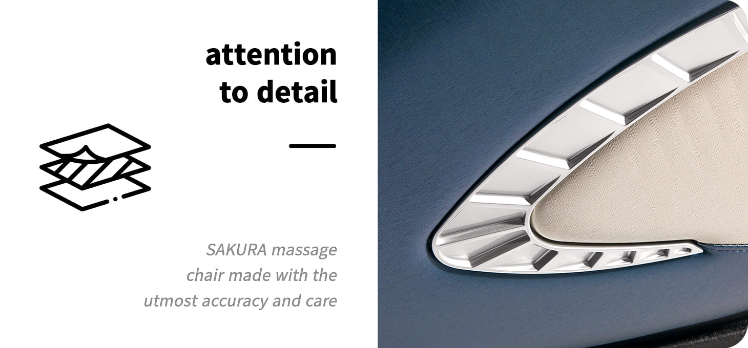 Masážne kreslo Sakura Classic 305 Blue - detail produktu 2