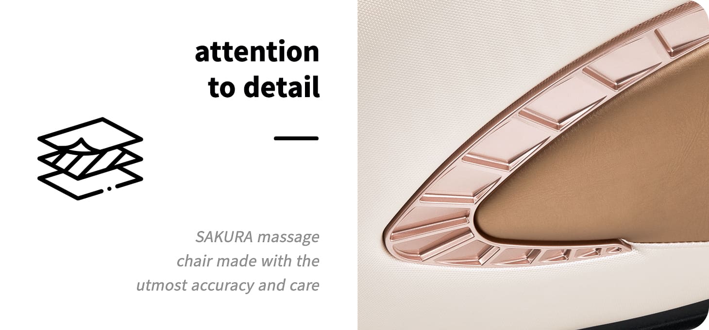 Masážne kreslo Sakura Classic 305 Brown - detail produktu 2