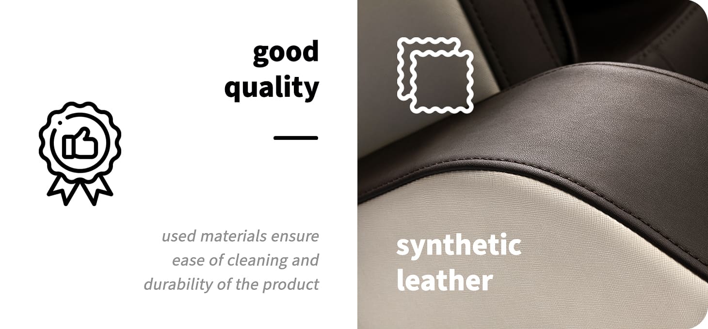 Masážne kreslo Sakura Comfort Plus 806 hnedé - detail produktu 11