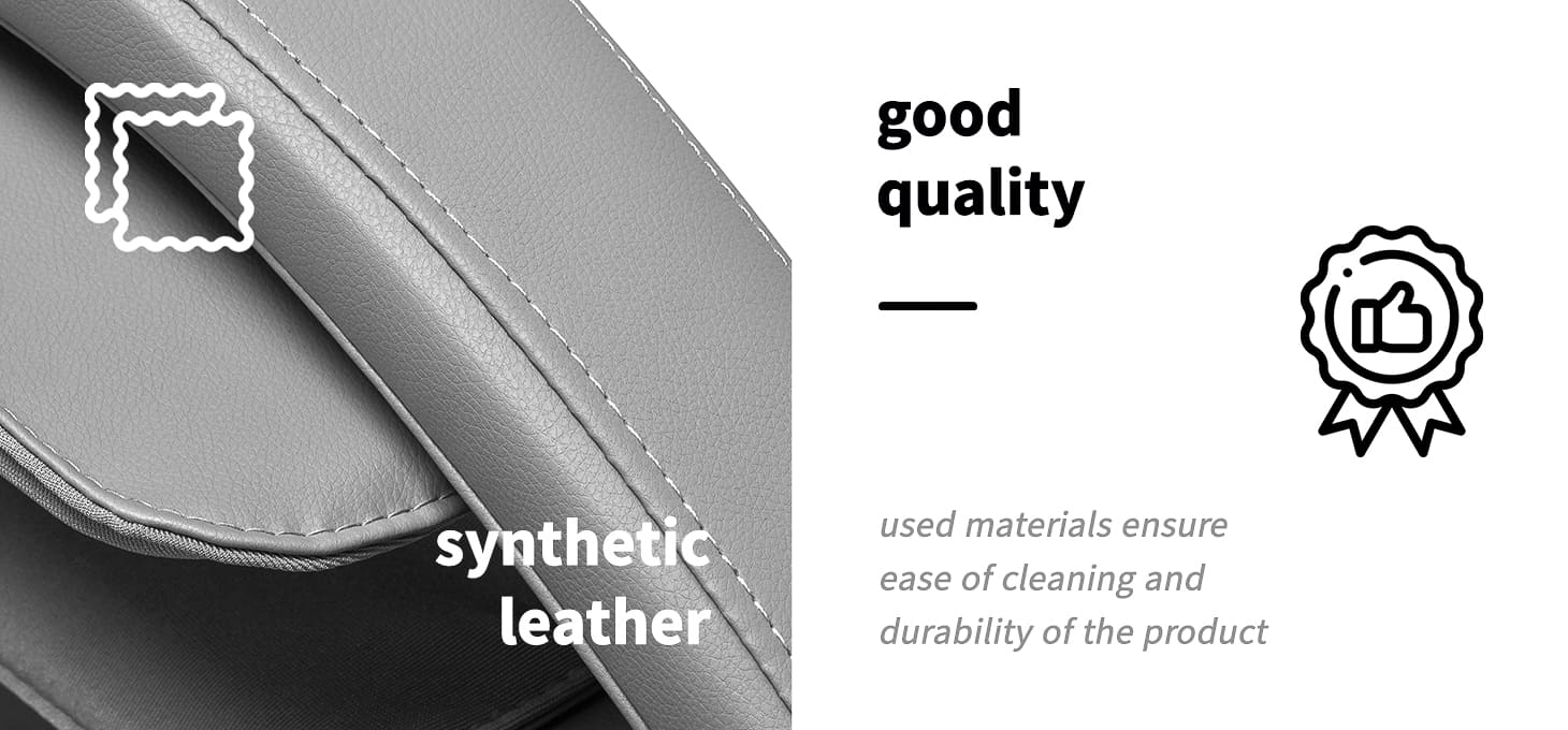 Masážne kreslo Sakura Classic 305 šedé - detail produktu 10