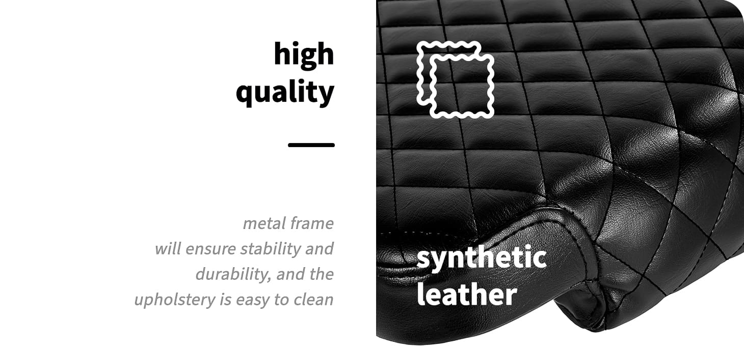 Opierka na tetovanie Pro Ink 718 čierna prešívaná B - detail produktu 4