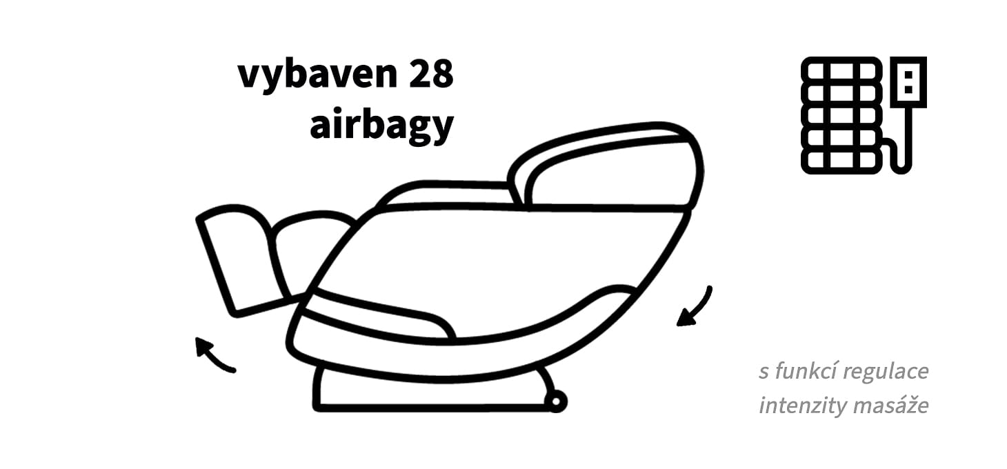 Masážne kreslo Sakura Comfort Plus 806 béžová - detail produktu 6