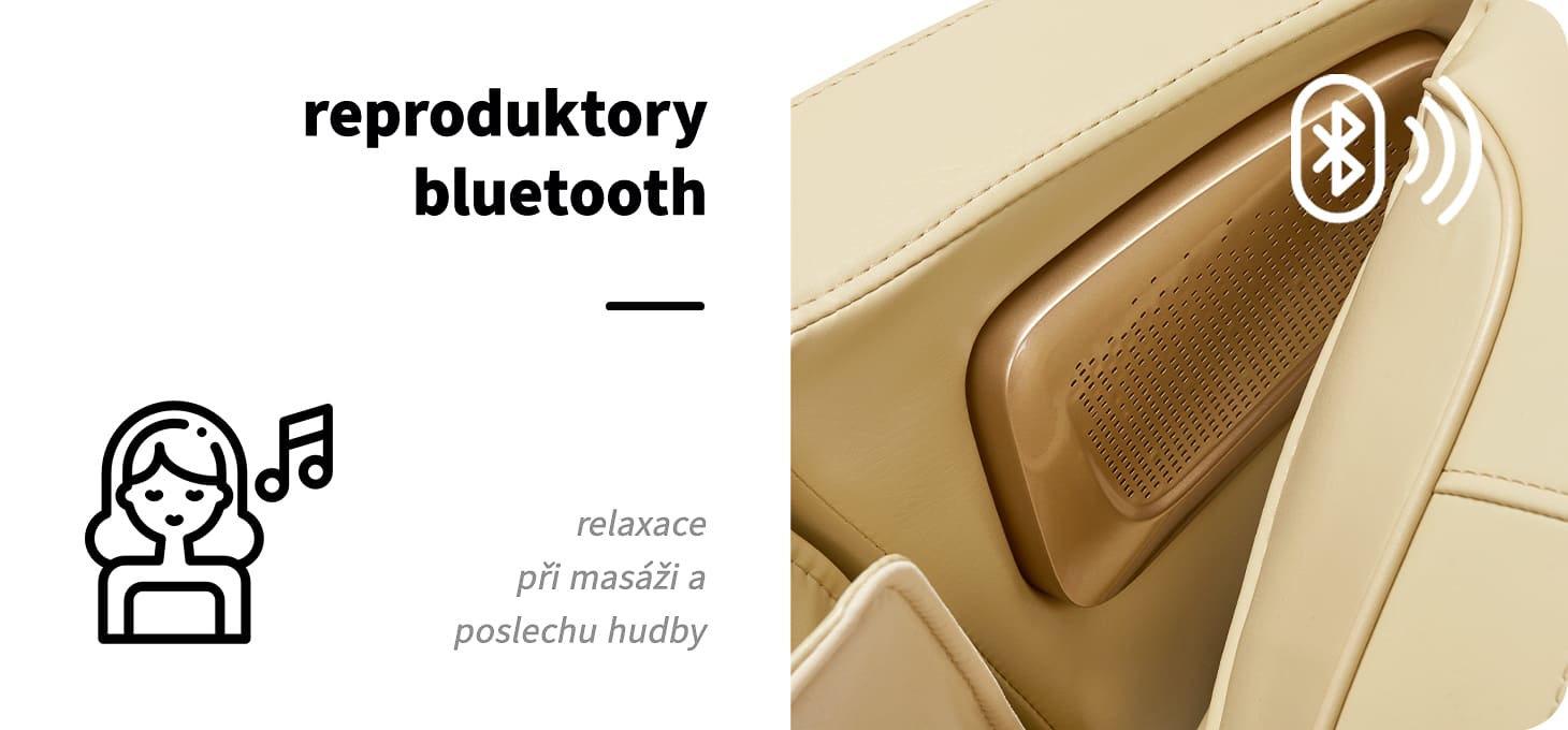 Masážne kreslo Sakura Comfort Plus 806 béžová - detail produktu 9
