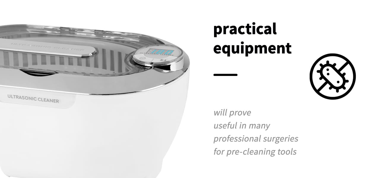 Ultrazvuková čistička ACD-3840 0,6 l 31W biela - detail produktu 1