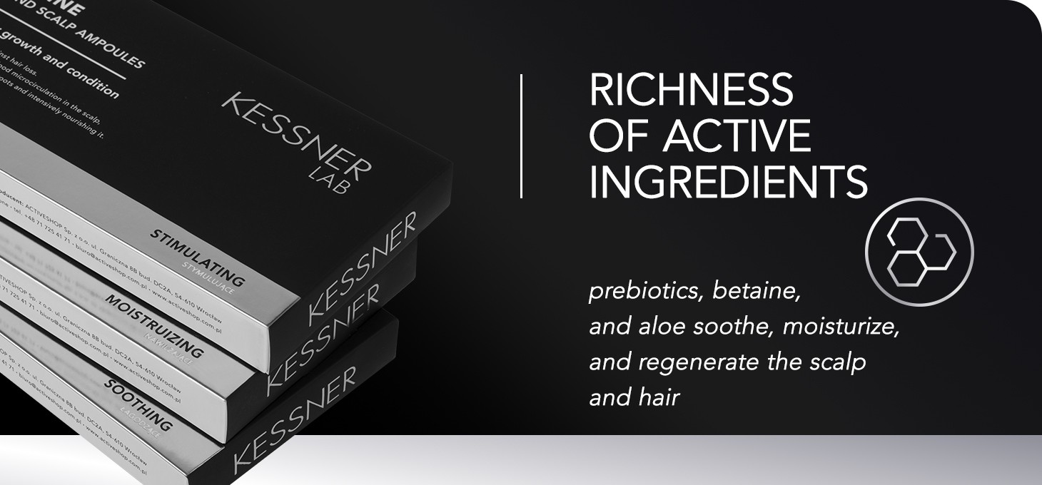 KESSNER LAB Prebiotic ampulky na pokožku hlavy a vlasy 10 x 10 ml - detail produktu 3