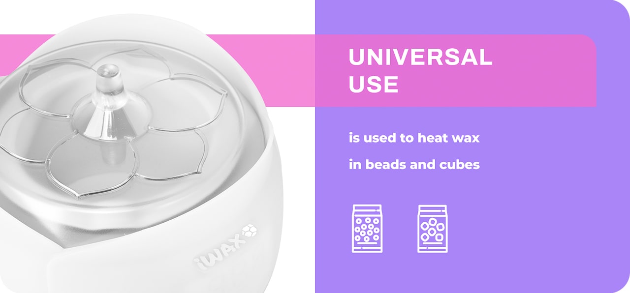 Ohrievač vosku iWax Flower biely - detail produktu 3