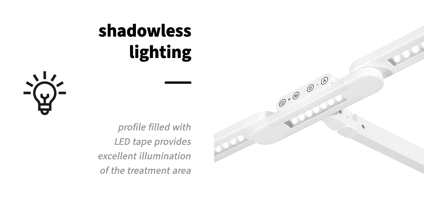 Stolná lampa Glow L04 biela - detail produktu 2