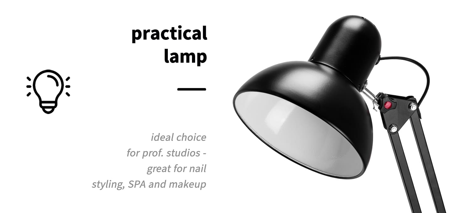 Stolová lampa PiX 314 čierna - detail produktu 1