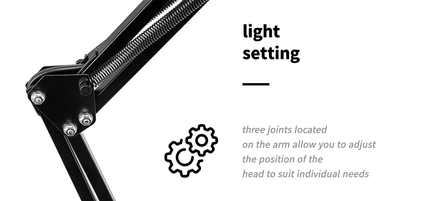 Stolová lampa PiX 314 čierna - detail produktu 2