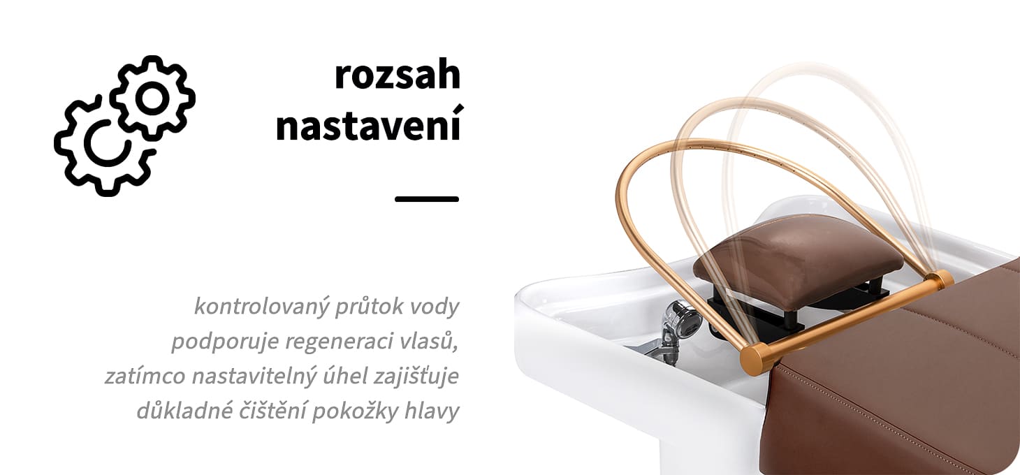 Gabbiano Head Spa umývací box 017 hnedý - detail produktu 4