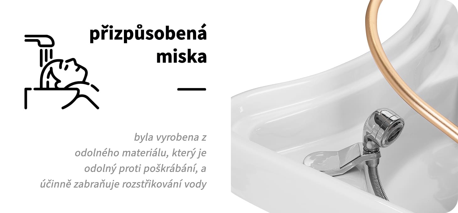 Gabbiano Head Spa umývací box 017 hnedý - detail produktu 8