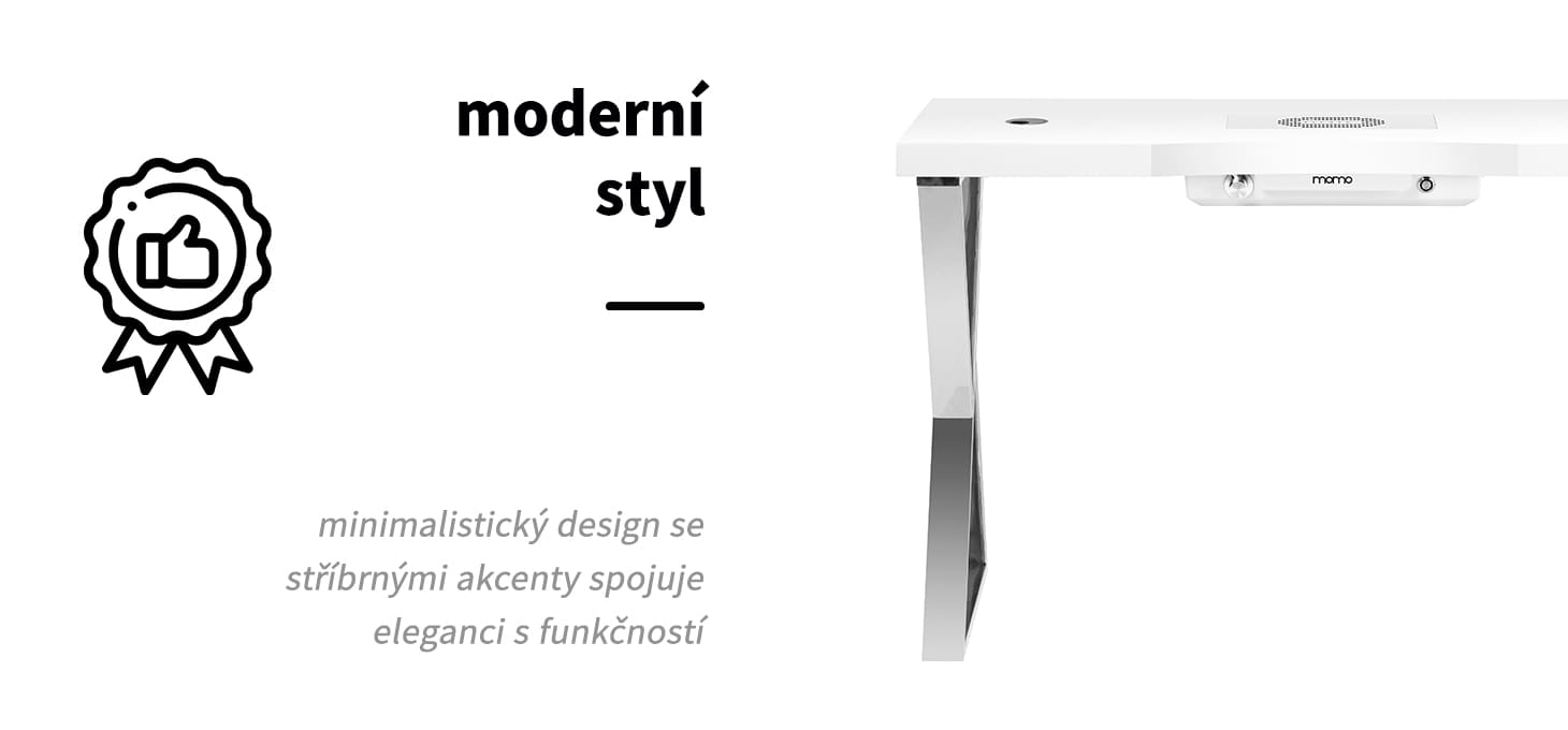 Manikérsky stôl MOMO 04-SL s odsávačkou prachu - detail produktu 2