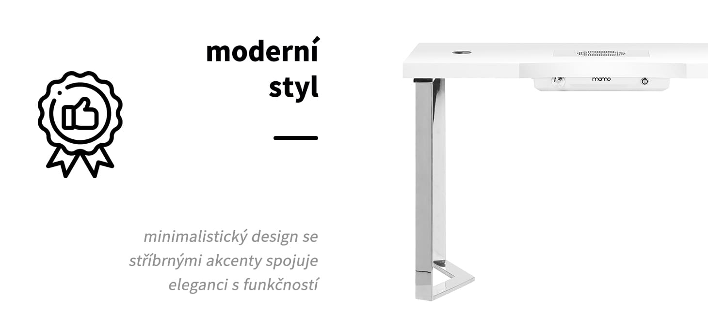 Manikérsky stôl MOMO 05-SL s odsávačkou prachu - detail produktu 2