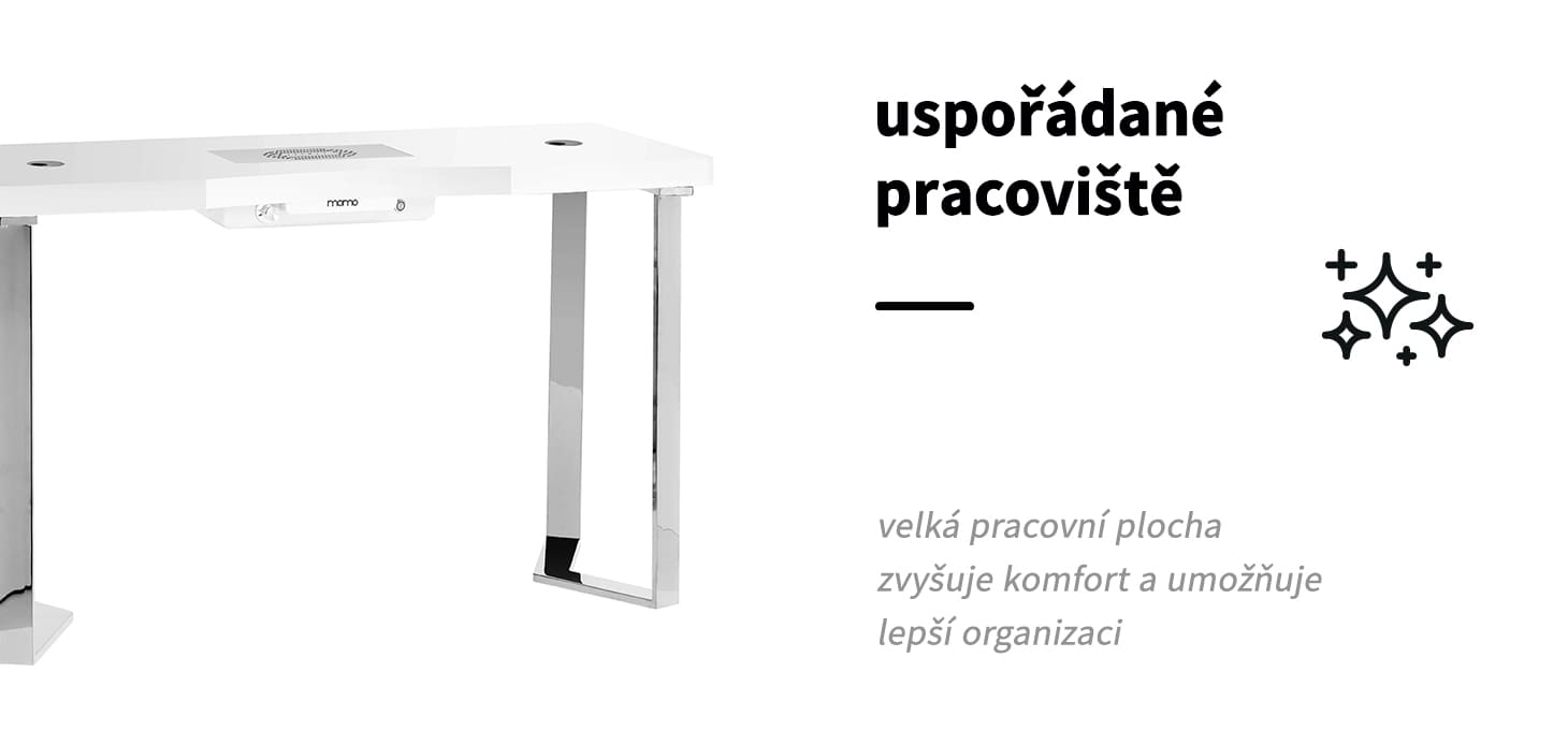 Manikérsky stôl MOMO 05-SL s odsávačkou prachu - detail produktu 4