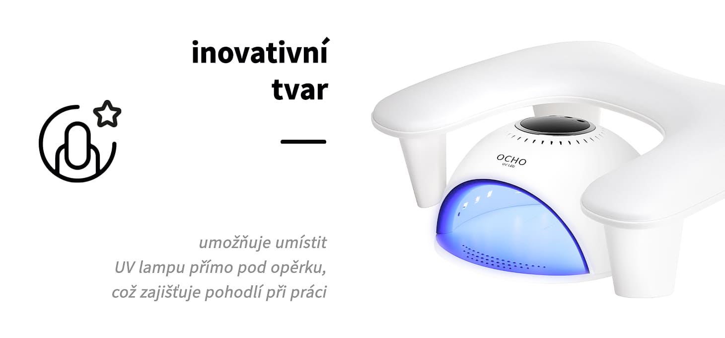 Podložka pod ruky na manikúru Croissant - detail produktu 2