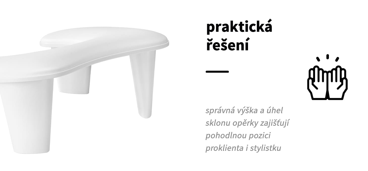 Podložka pod ruky na manikúru Croissant - detail produktu 3