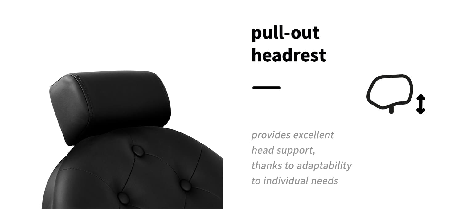 Barbeské kreslo Gabbiano Niccolo čierne - detail produktu 4