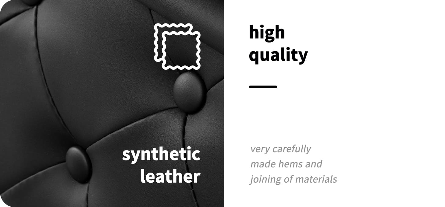 Barberske kreslo Gabbiano Francesco čierne - detail produktu 5