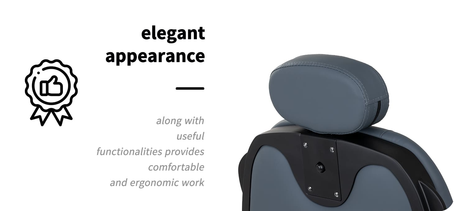 Kadernícke kreslo Gabbiano Francesco čierna-grafit - detail produktu 4