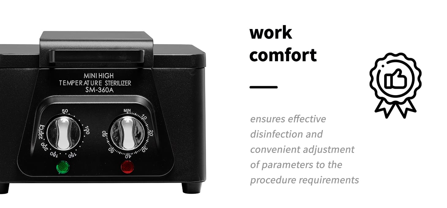 Vysokoteplotný sterilizátor SM-360A - detail produktu 1