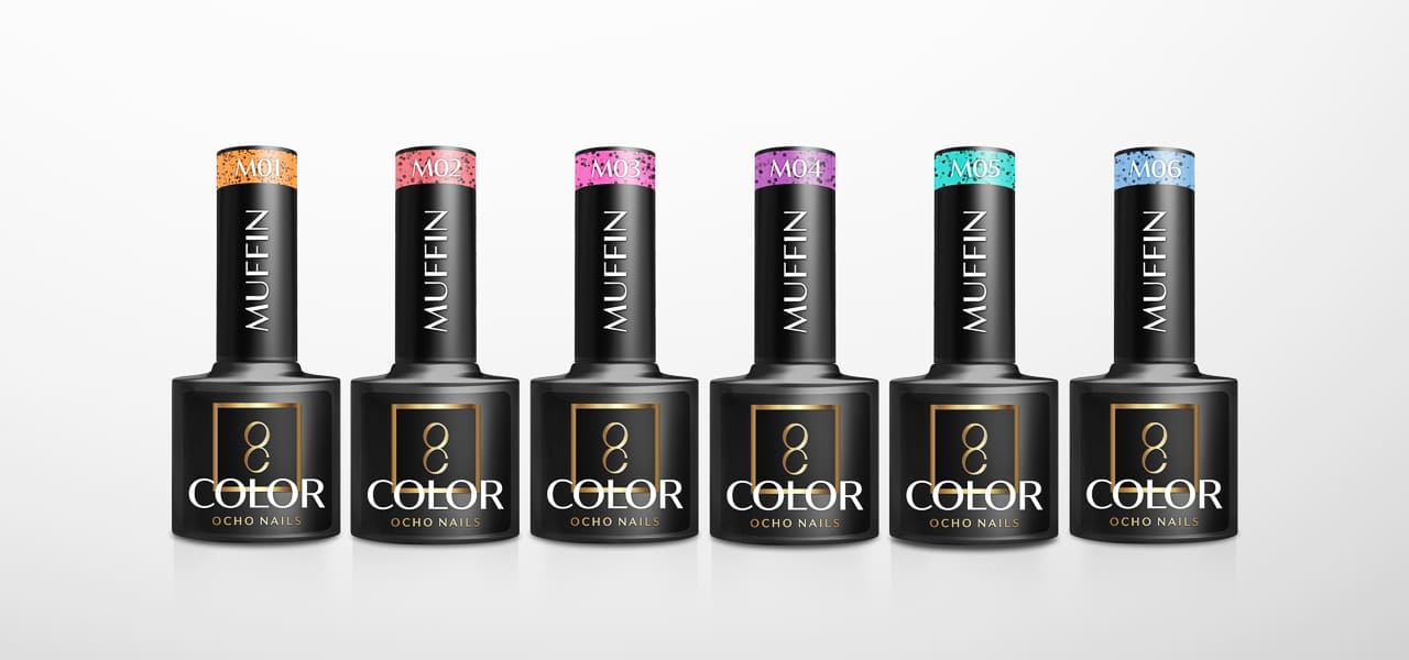 OCHO NAILS Hybridní lak muffin M02 -5 g - detail produktu 4