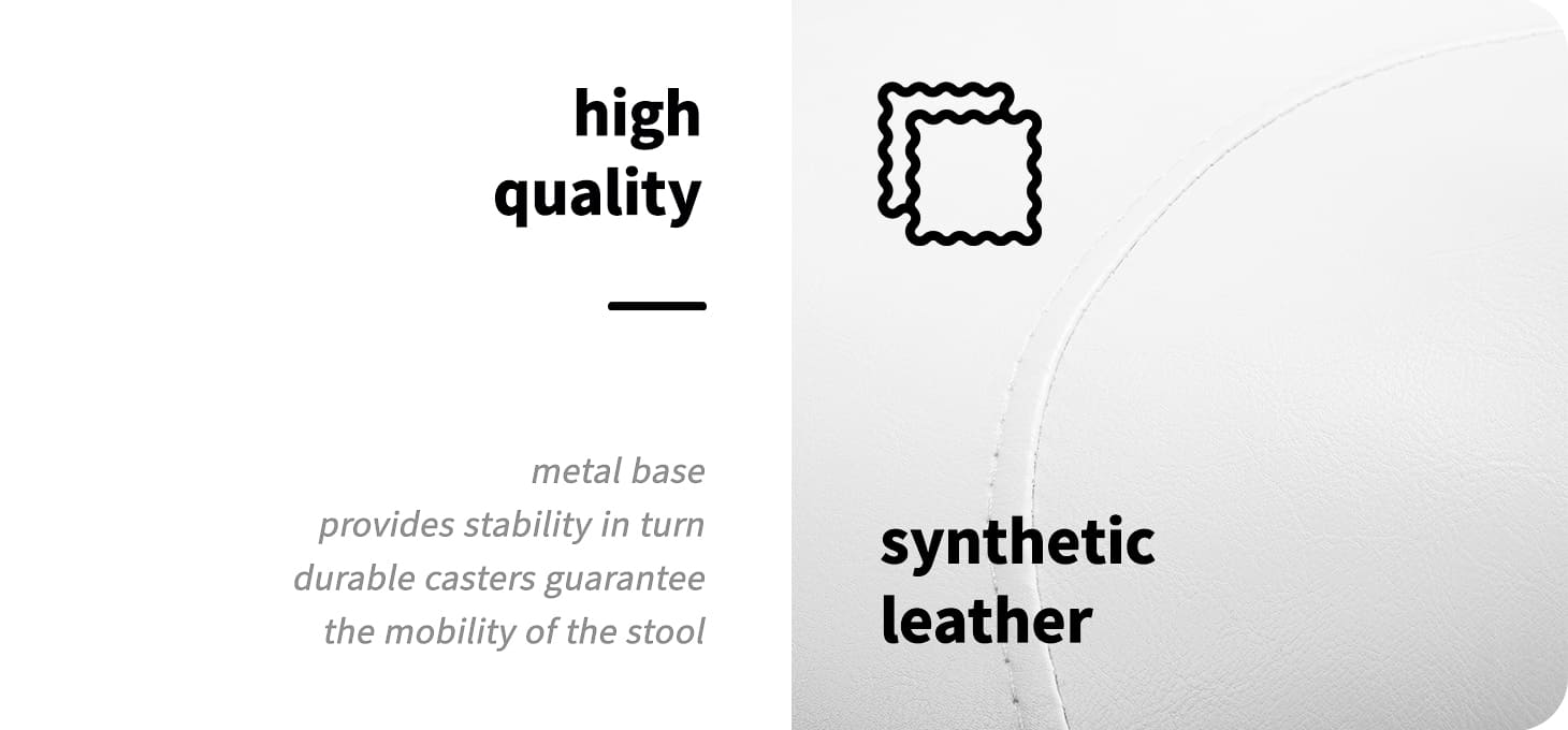 Kozmetická stolička 6001-G zlato-biela II. kategória - detail produktu 3