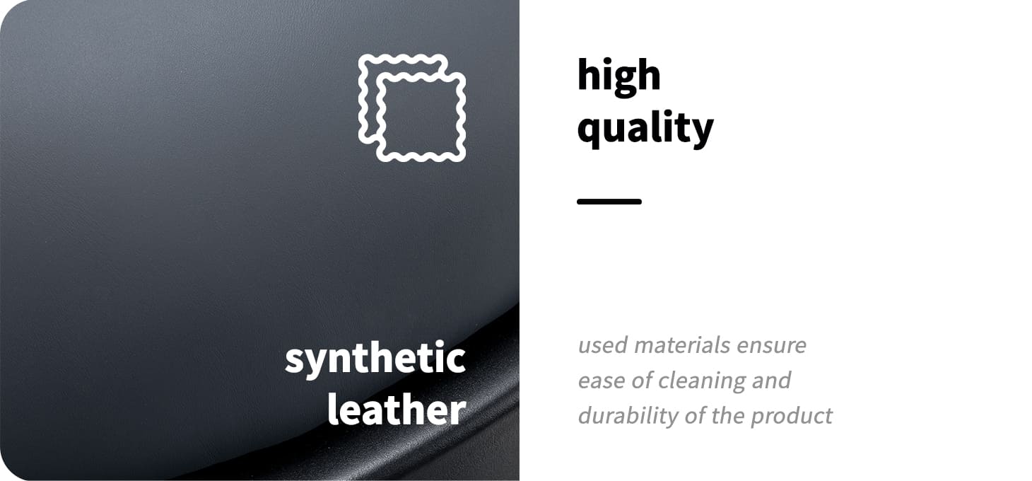 Barberské kreslo Gabbiano Niccolo grafite - detail produktu 6