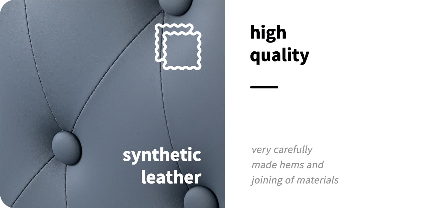 Barbrské kreslo Gabbiano Francesco v grafitovej farbe s brúseným čiernym rámom - detail produktu 5