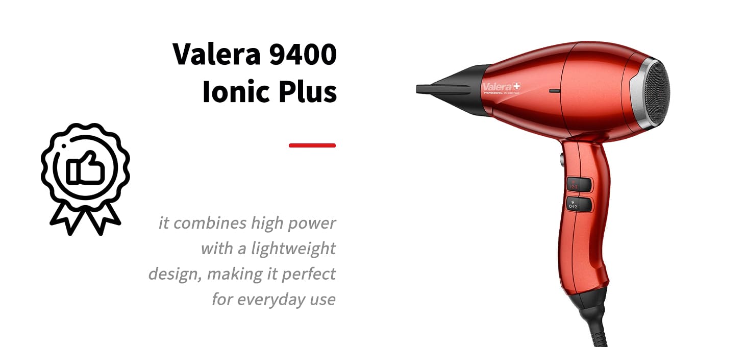 VALERA 9400 IONIC Plus sušič vlasov červený - detail produktu 2