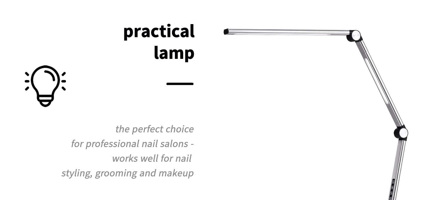 Terapeutická LED lampa Yoga 22W strieborná - detail produktu 1