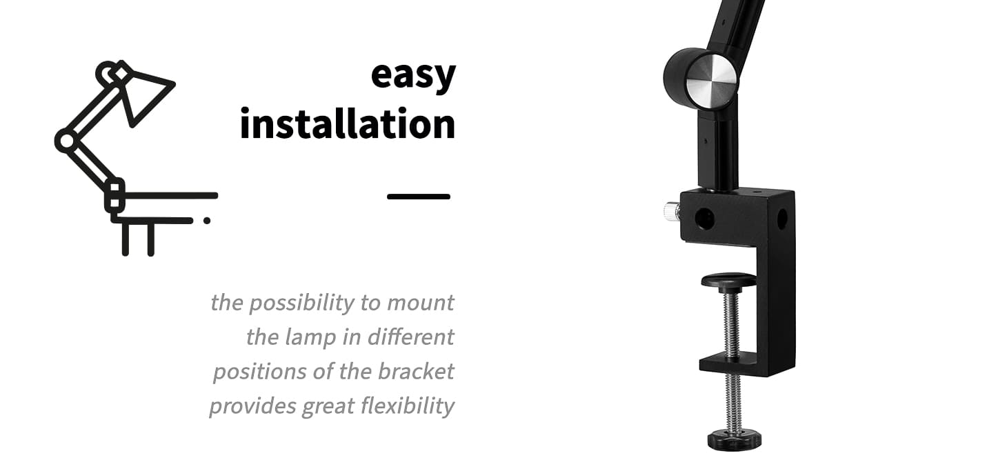 Terapeutická LED lampa Yoga 22W čierna - detail produktu 5