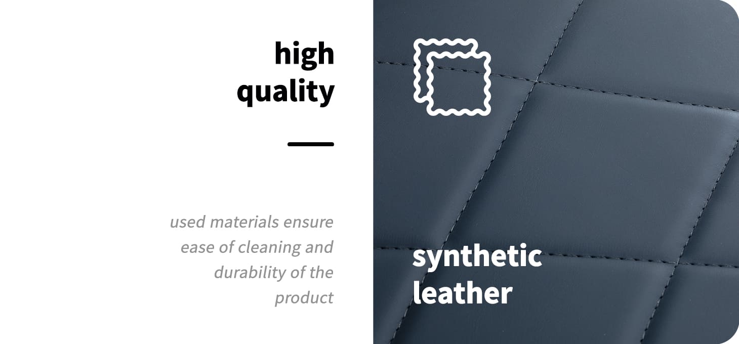 Barberské kreslo Gabbiano Bruno s čiernym rámom Graphite - detail produktu 5