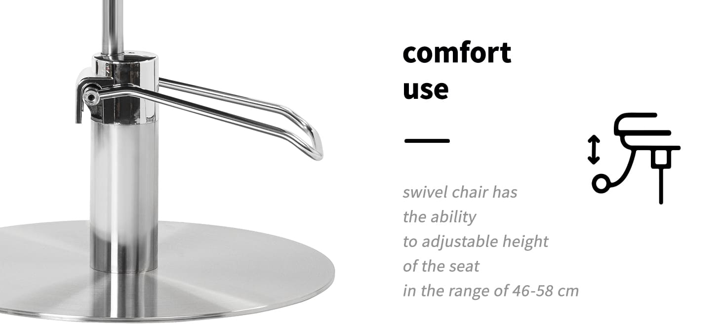 Gabbiano kadernícke kreslo Sewilla šedá-inox - detail produktu 2