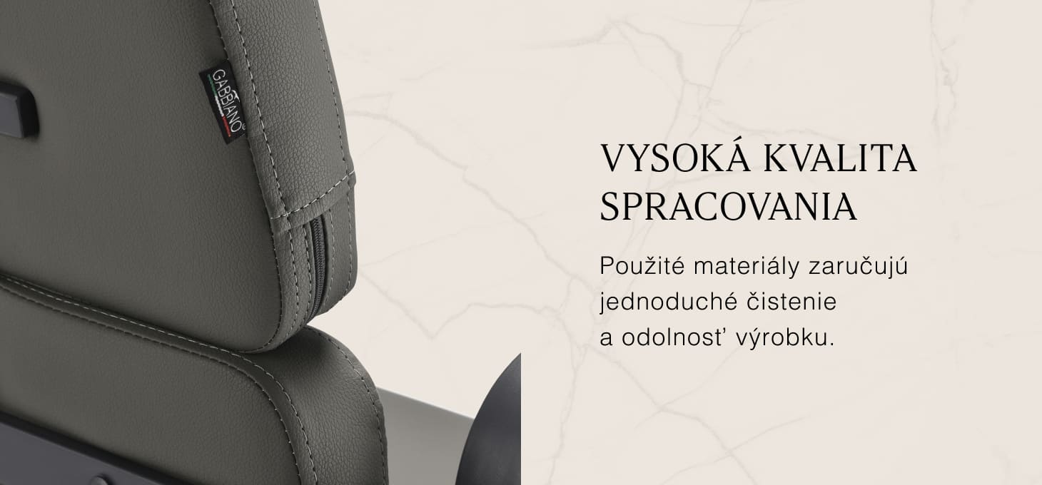 Kadernícke kreslo Gabbiano Porto sivo-sivé - detail produktu 4